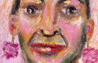 Katie Jeanne Wood - 9x6 Oil Pastel Portrait June 2022 No 4