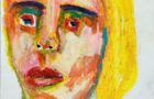 Katie Jeanne Wood - In Need of Guidance Oil pastel portrait drawing