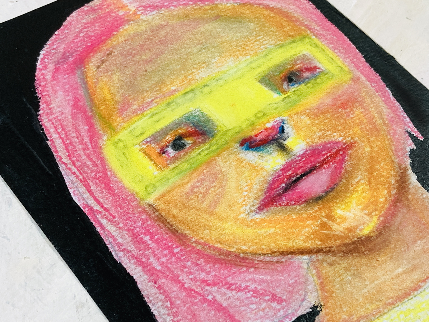 Conte A Paris Sketching Crayons Portrait Pink