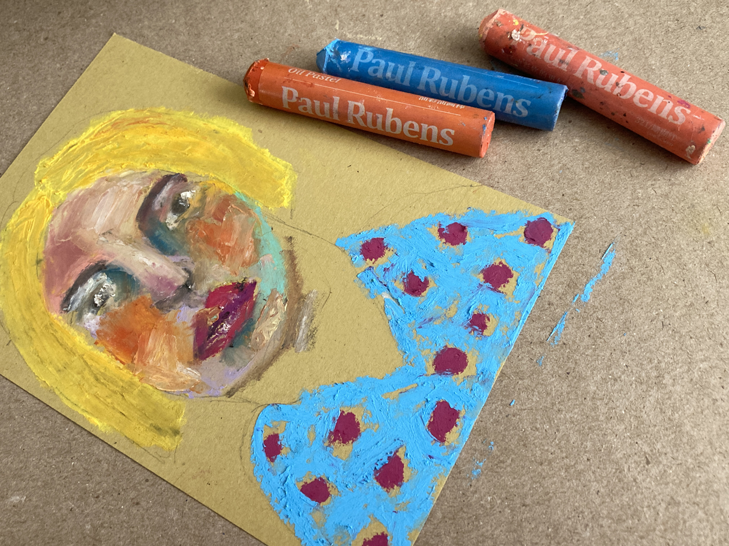 Drawing portraits with Paul Rubens pastels for the first time – Katie  Jeanne Wood