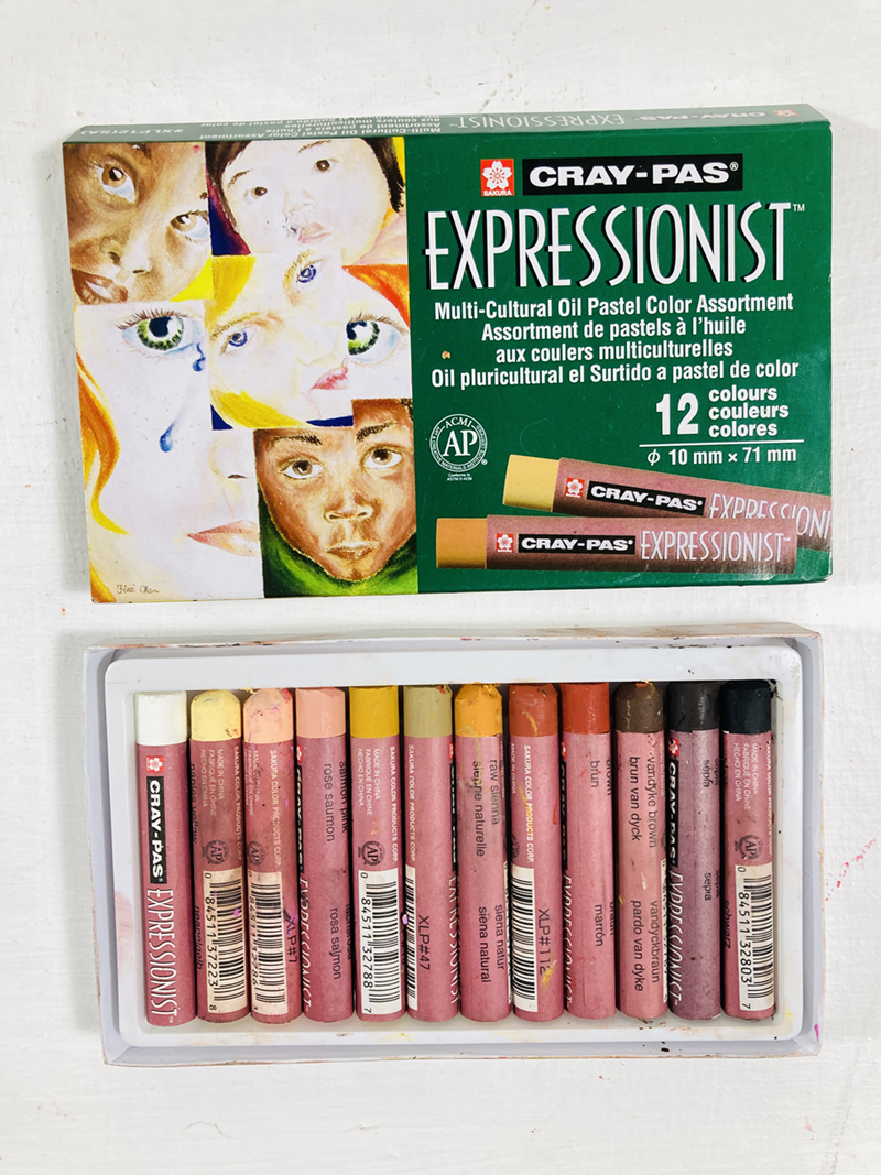 Cray-Pas Expressionist oil pastels review by Katie Jeanne Wood