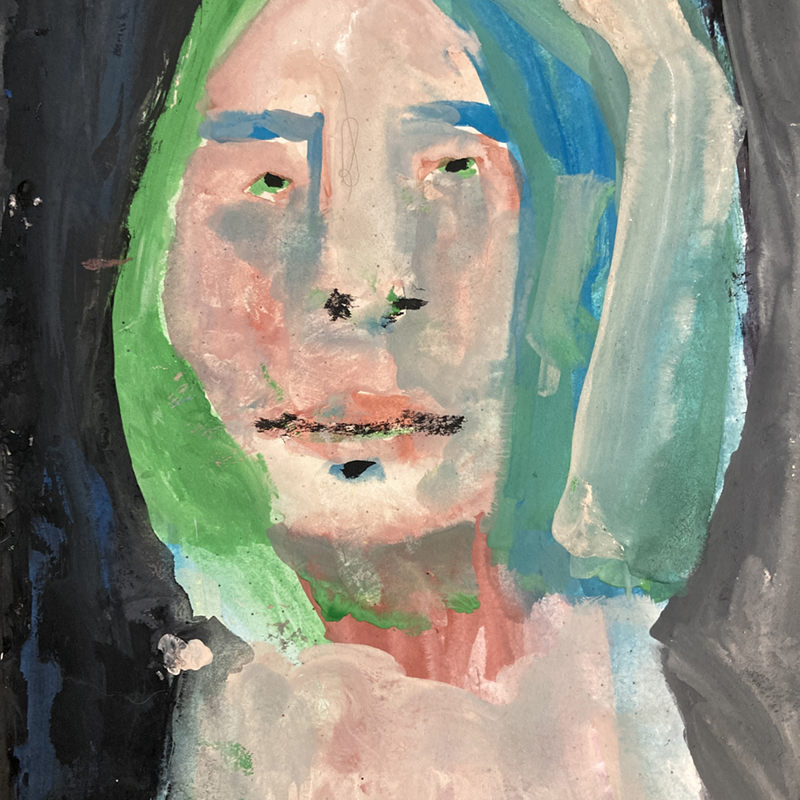 Portrait painting using COLOUR BLOCK watercolor paints 