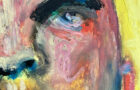Katie Jeanne Wood - oil pastels portrait painting