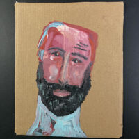 Portrait painting of a man with an endless source of love by Katie Jeanne Wood