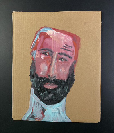 Portrait painting of a man with an endless source of love by Katie Jeanne Wood