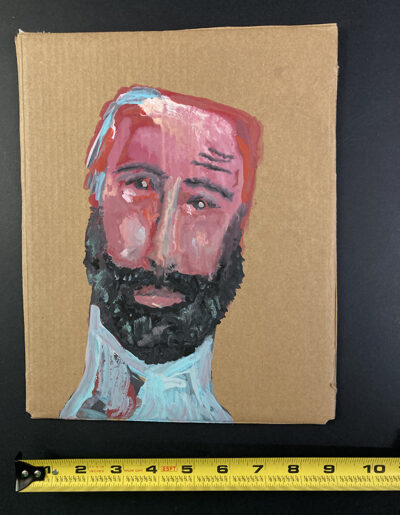 Portrait painting of a man with an endless source of love by Katie Jeanne Wood