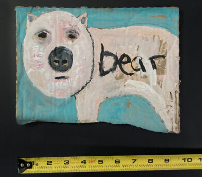 Polar Bear Animal Painting Original - Image 3