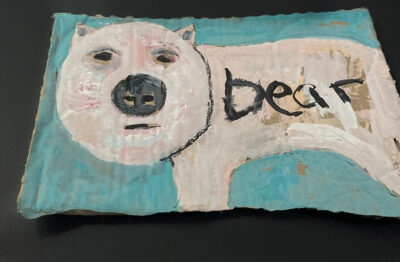 Polar Bear Animal Painting Original - Image 4