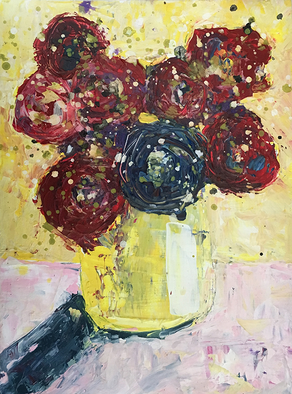 Katie Jeanne Wood - needs revising floral painting