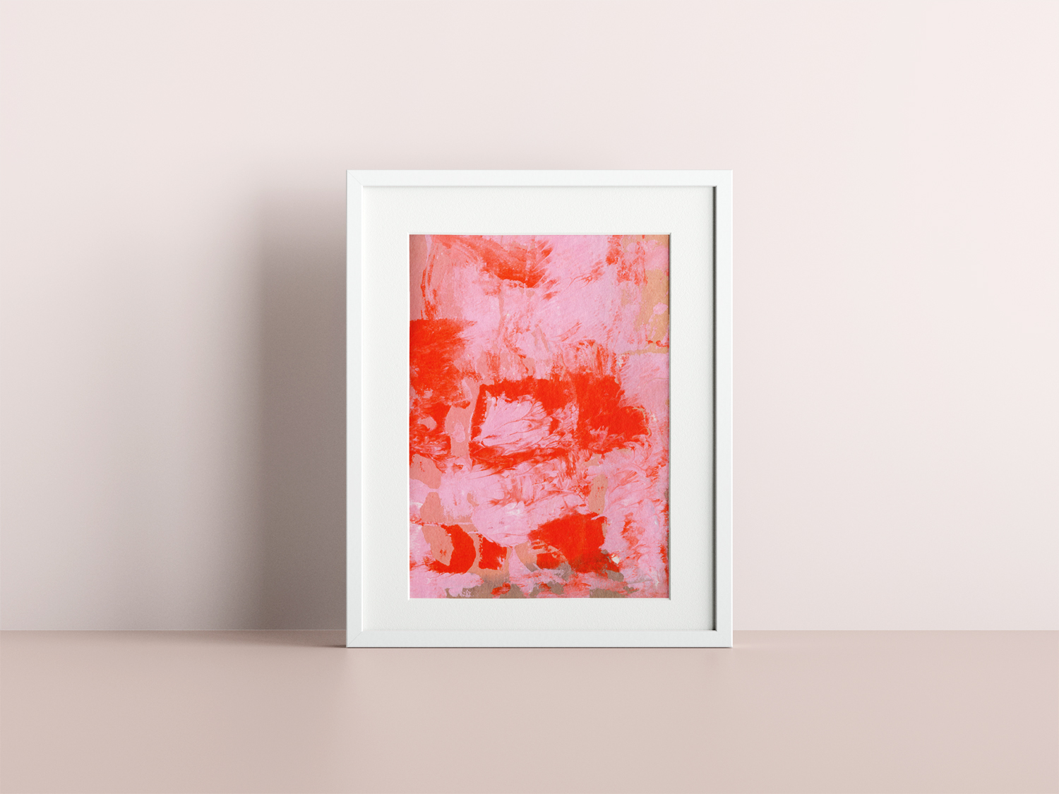 Katie Jeanne Wood - Burst of Energy Abstract Painting Print