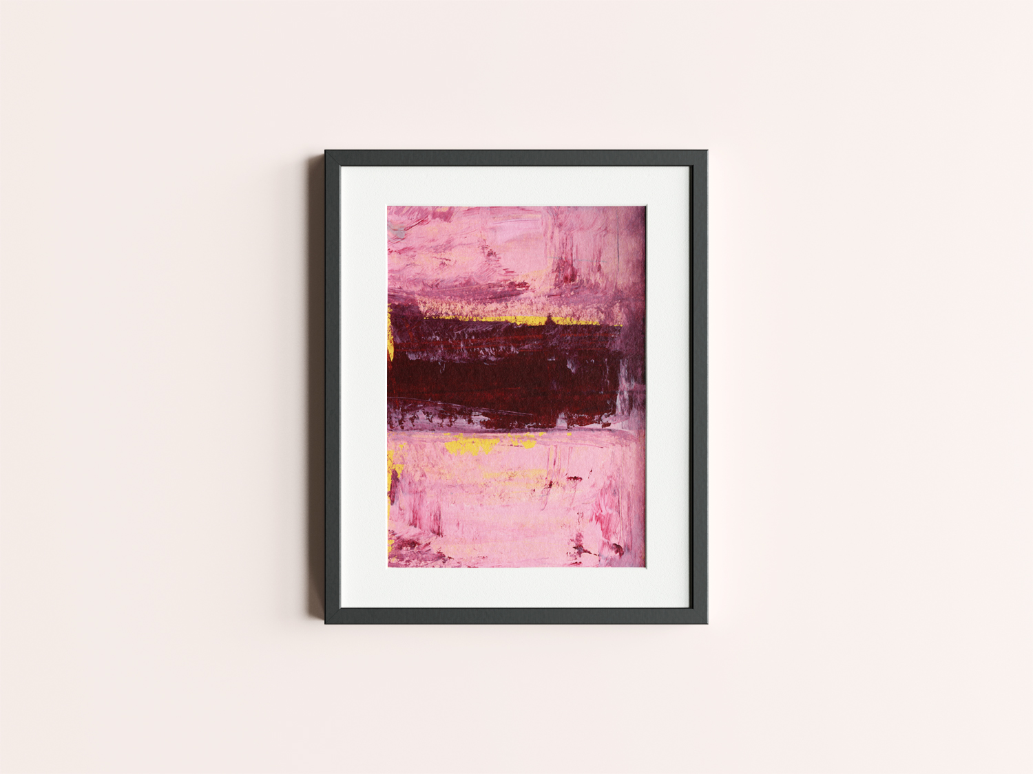 Katie Jeanne Wood - Filled a Void In Life abstract painting print