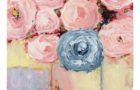 Katie Jeanne Wood - pink floral mousepad