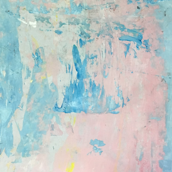 Katie Jeanne Wood - blue & pink Abstract painting